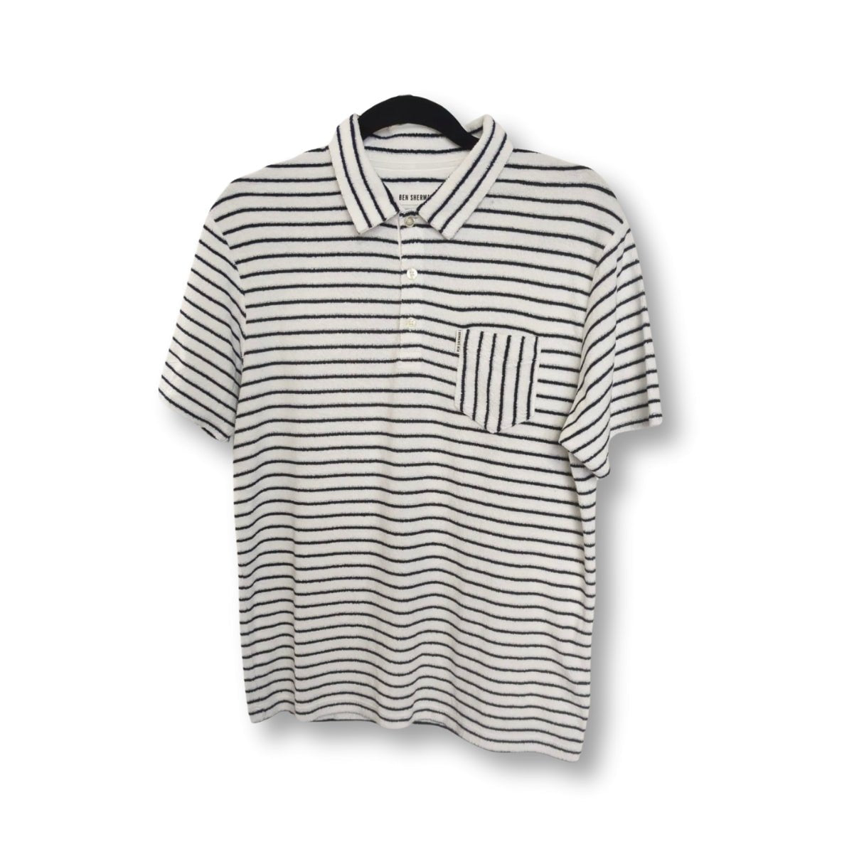 Ben Sherman Striped Polo Shirt Short Sleeve 1007