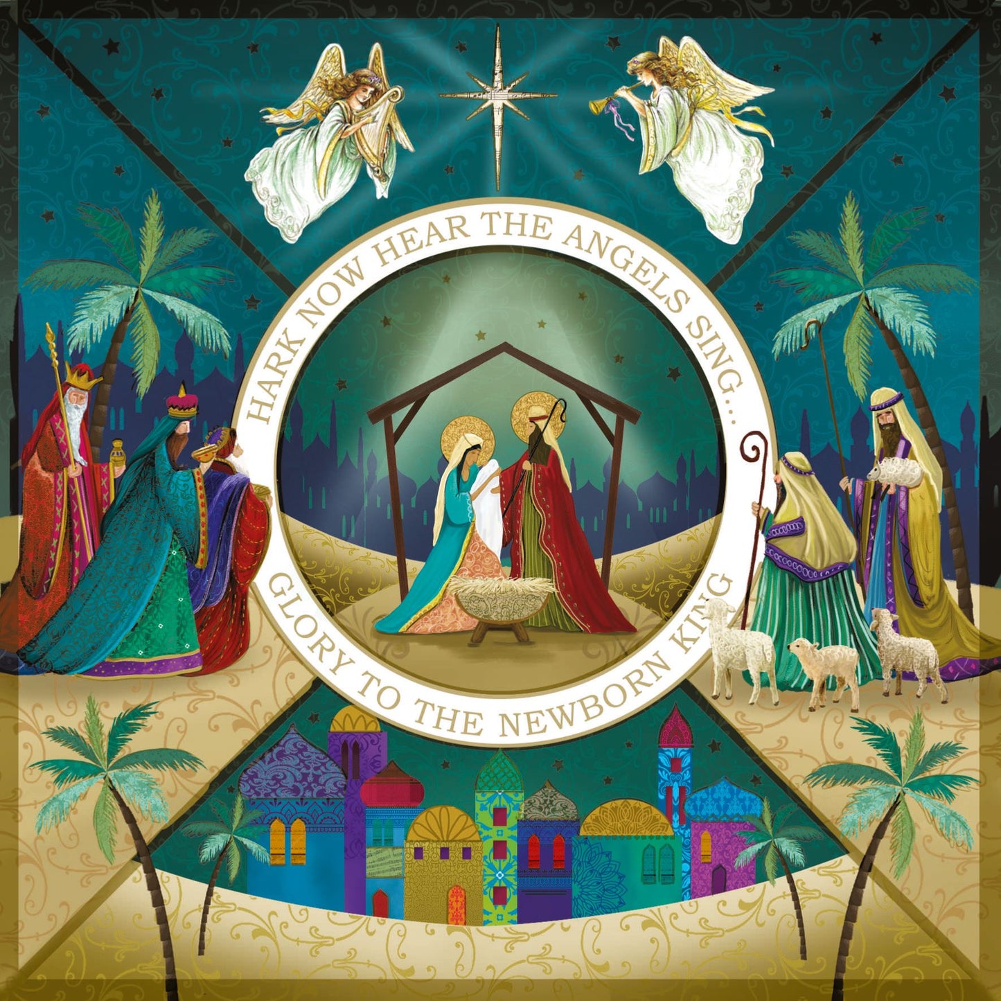 Glory to the Newborn King Foil Christmas Cards (Pack of 10) - DEBRA Online