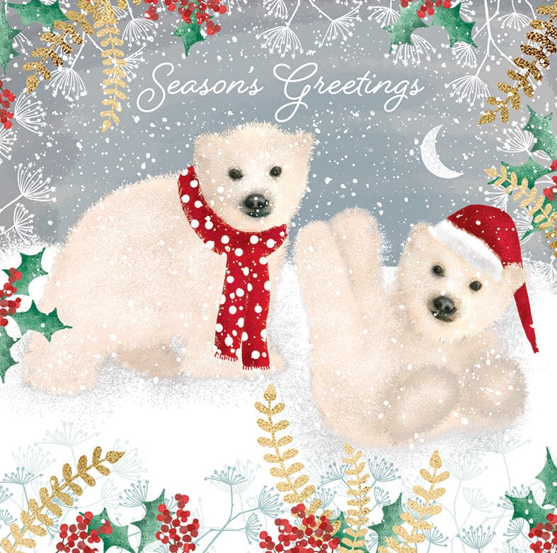Polar Bears Christmas Cards (Pack of 10) - DEBRA Online