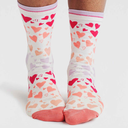 Thought Eva Love Hearts Bamboo 2 Pair Socks Gift Bag-DEBRA Online