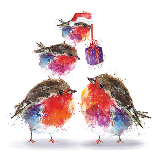 Fluffy Family DEBRA Charity Christmas Cards (Pack of 10)