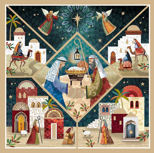 Silent Night Nativity Christmas Cards (Pack of 10)
