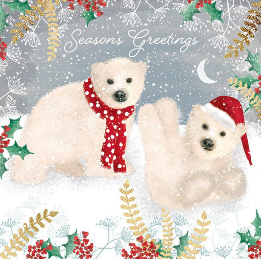 Polar Bears Christmas Cards (Pack of 10)