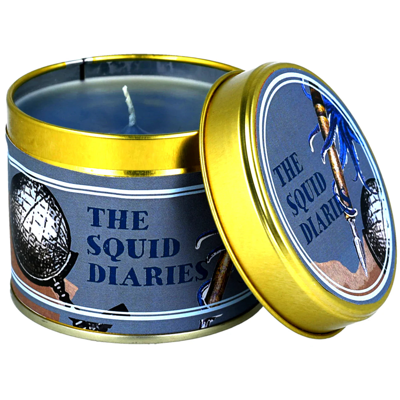 The Squid Diaries Tin Candle