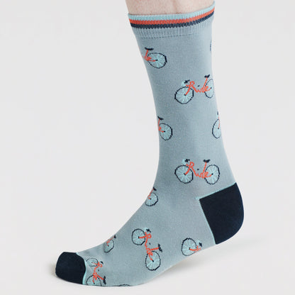 Thought Afon Bicycle Bamboo Socks Gift Bag