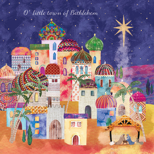 Patchwork Bethlehem DEBRA Charity Christmas Cards (Pack of 10)