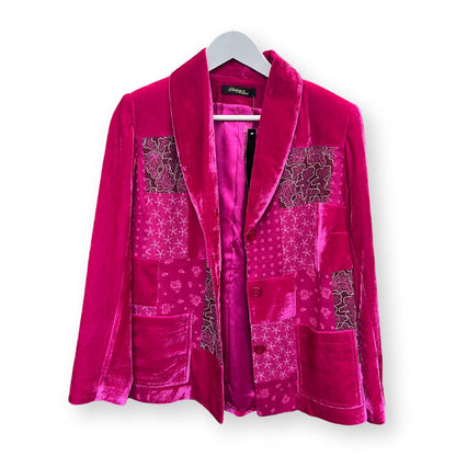 Changes by Together Pink Patchwork Velvet Feel - #1008 - DEBRA Online