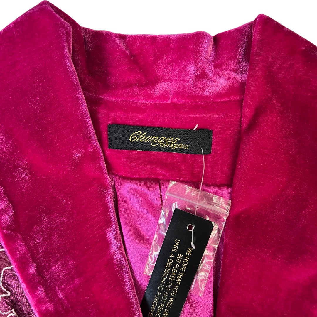 Changes by Together Pink Patchwork Velvet Feel - #1008 - DEBRA Online