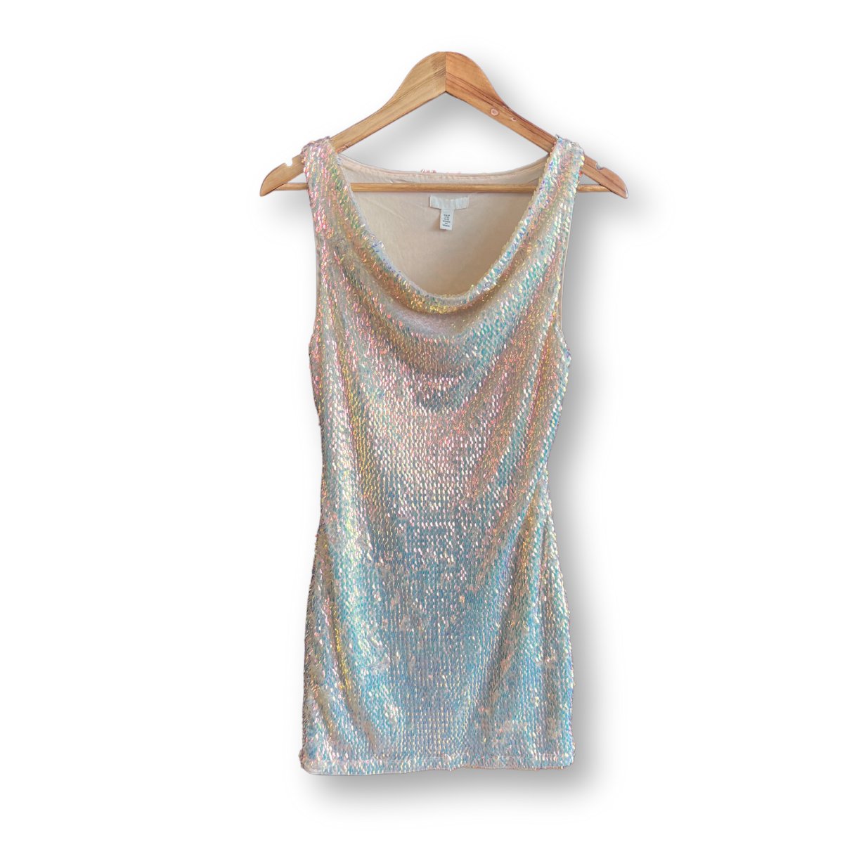 H&M Sleeveless Iridescent Sequin Mini Dress - #1101 - DEBRA Online