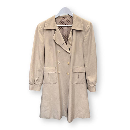 Hobbs Beige Coat Womens Silk Linen Blend - #1008 - DEBRA Online