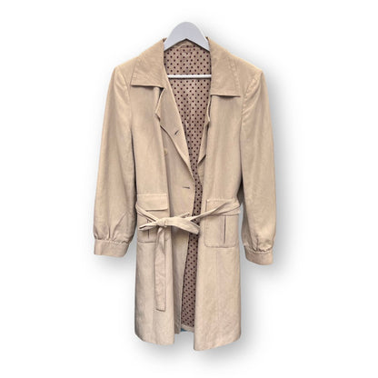 Hobbs Beige Coat Womens Silk Linen Blend - #1008 - DEBRA Online