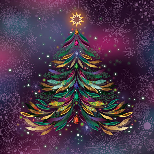 Jewelled Tree DEBRA Charity Christmas Cards (Pack of 10) - DEBRA Online