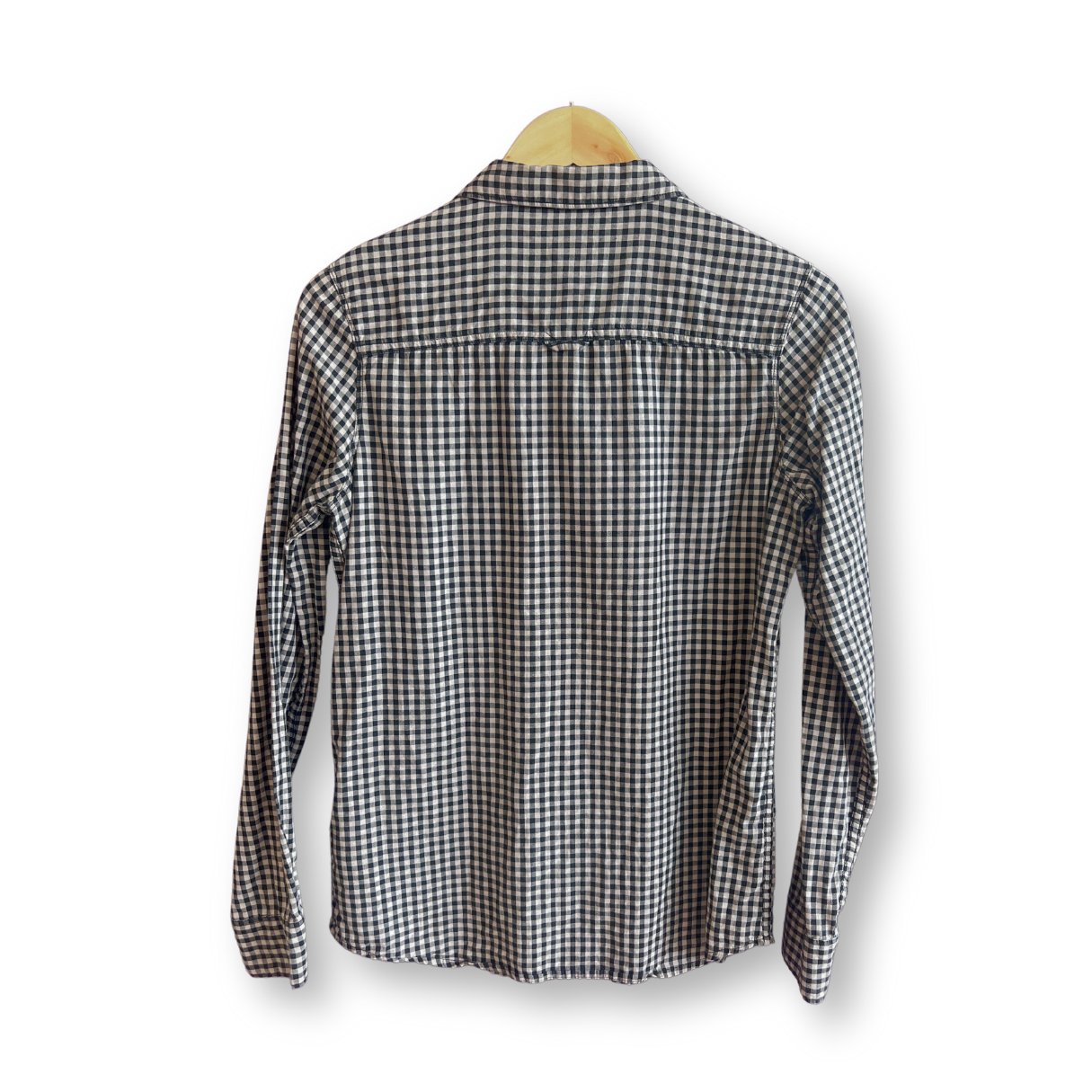 Lee Black and White Gingham Check Shirt - #1101 - DEBRA Online