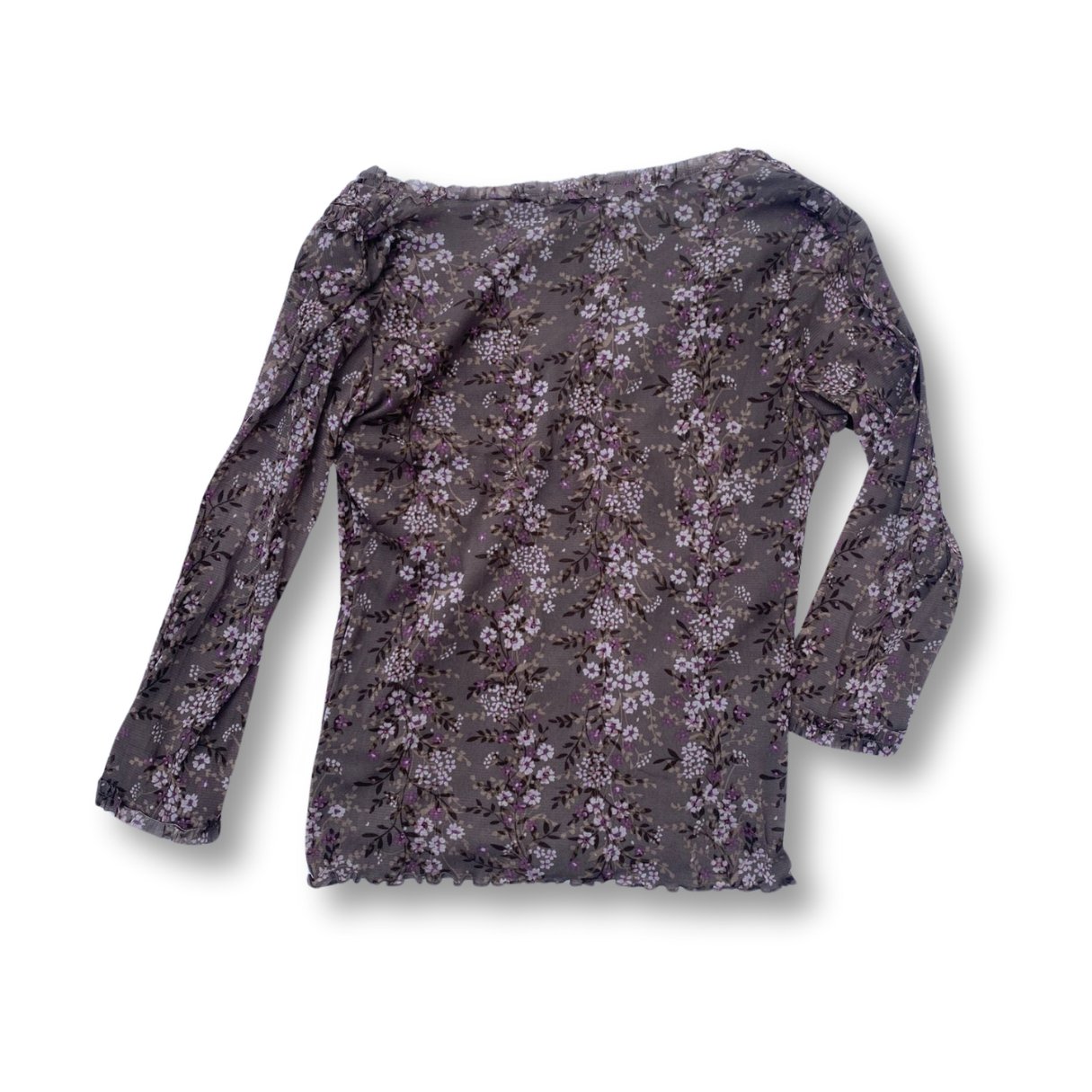 Monsoon Floral Print Long Sleeve Top - #9001 - DEBRA Online