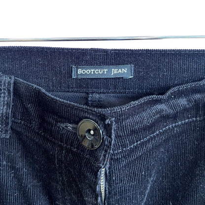 M&S Black Corduroy Bootcut Jeans - #1101 - DEBRA Online