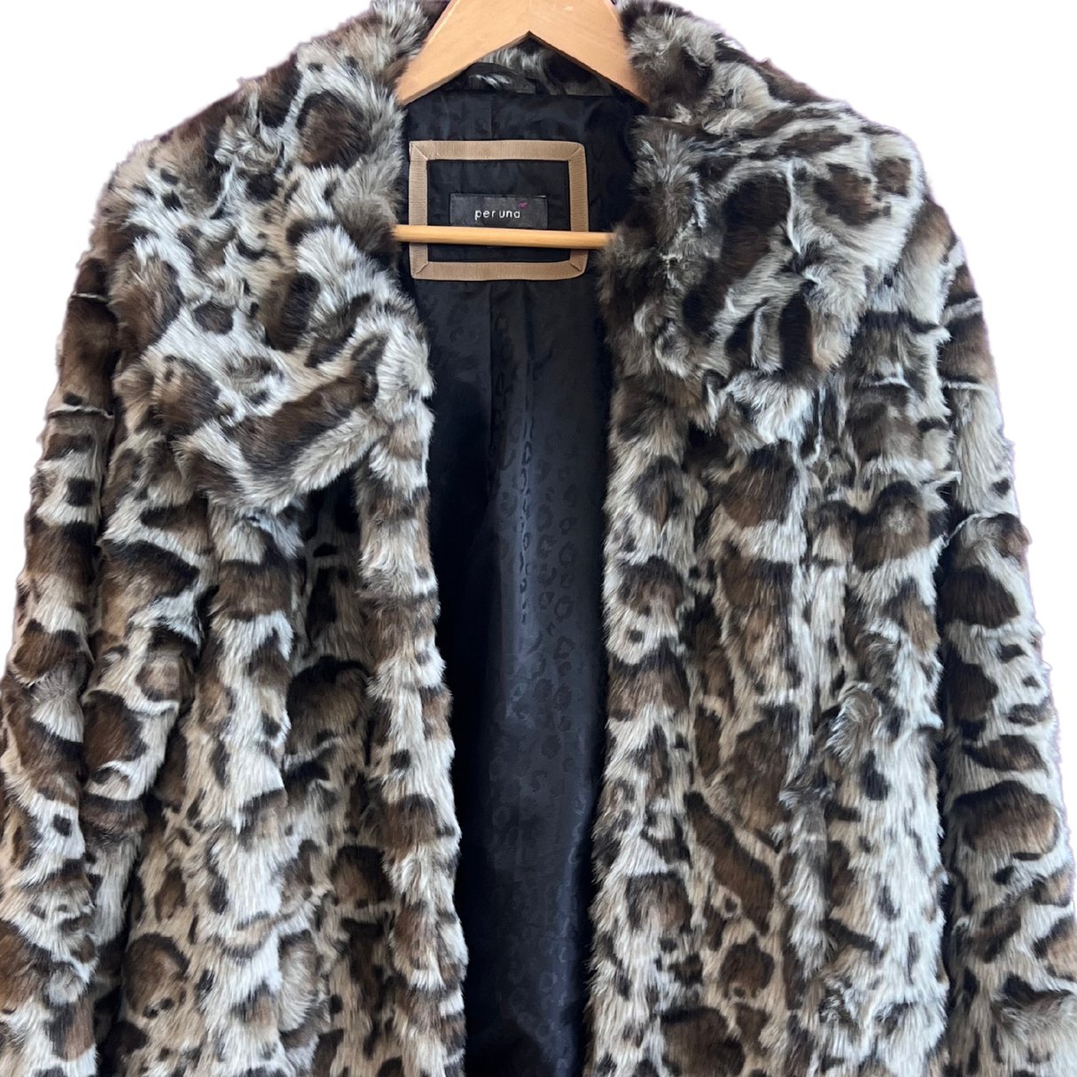 Per Una Faux Fur Leopard Print Jacket - #1101 - DEBRA Online