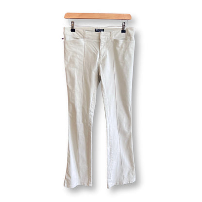 Polo Jeans Ralph Lauren Flared White Trousers - #1101 - DEBRA Online