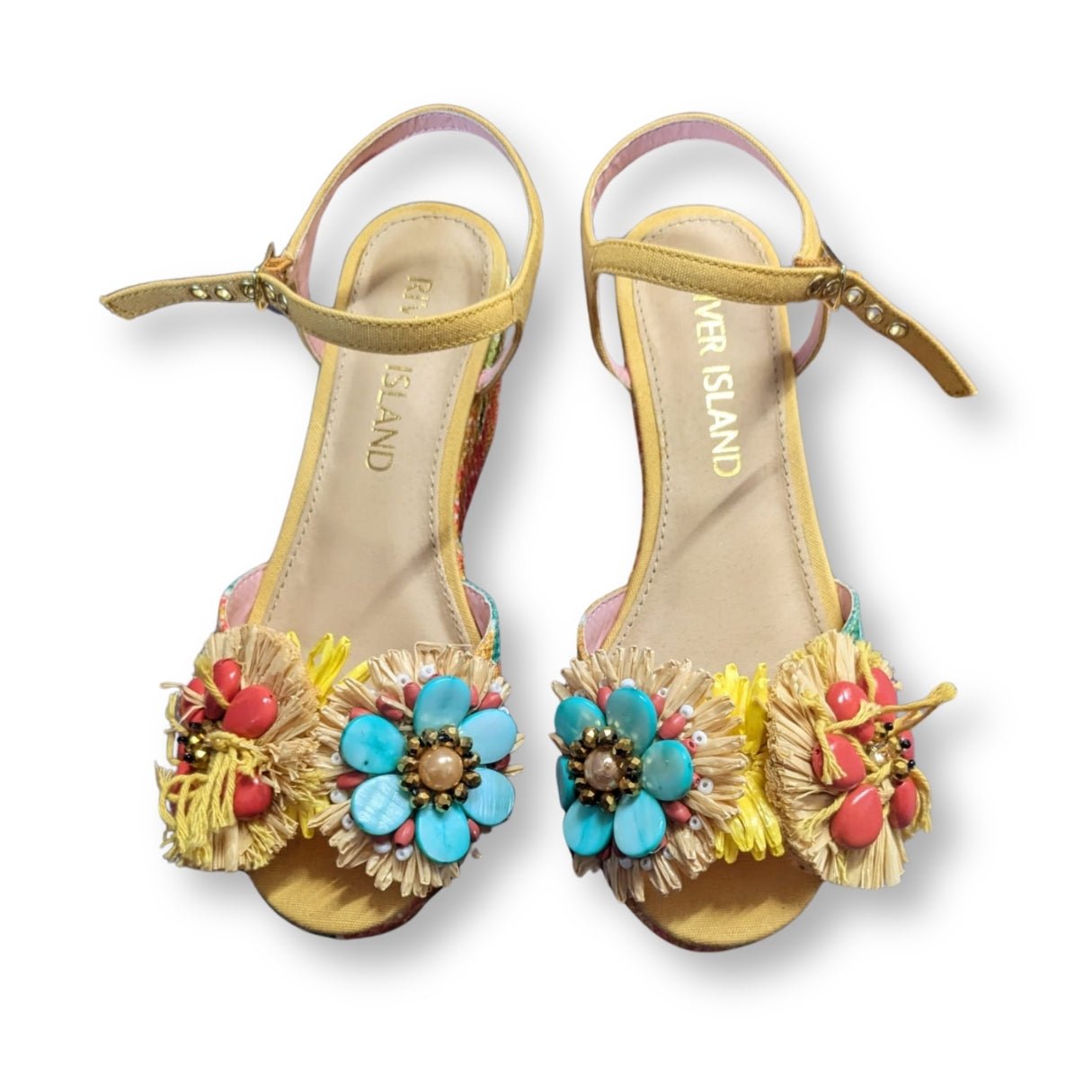 River Island Floral Wedges - #1007 - DEBRA Online