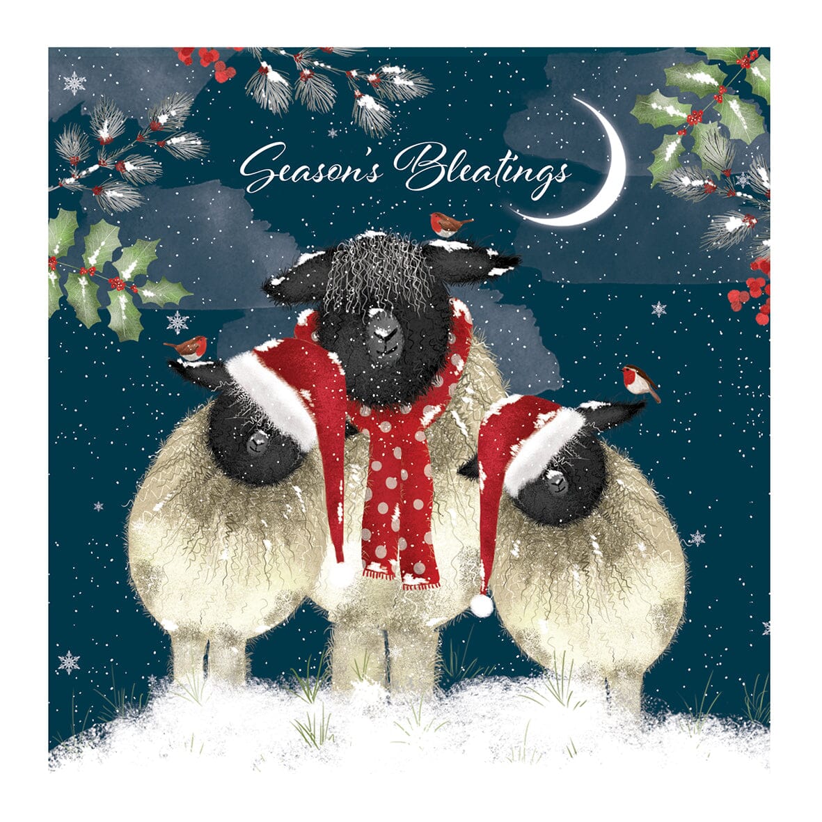 Seasons Bleating's Friends DEBRA Charity Christmas Cards (Pack of 10) - DEBRA Online