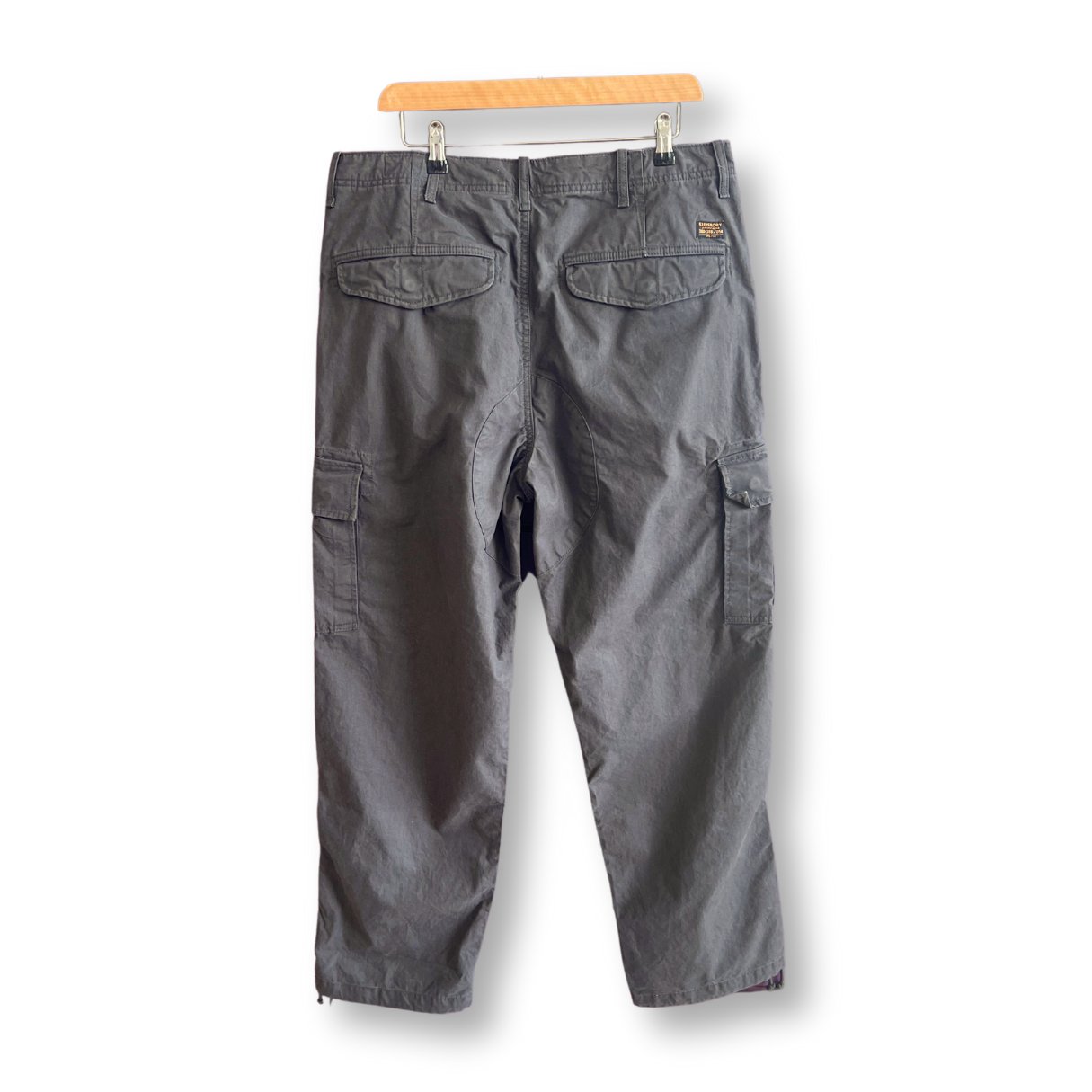 Superdry Utility Wear Grey Cargo Trousers - #1101 - DEBRA Online