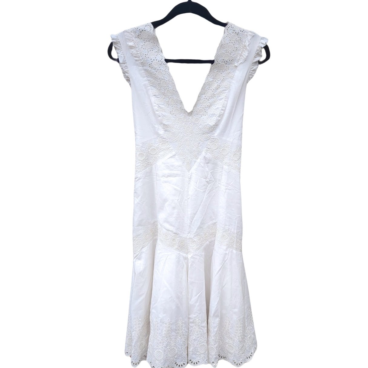 Ted Baker White Midi Dress with Corset Back - #1007 - DEBRA Online