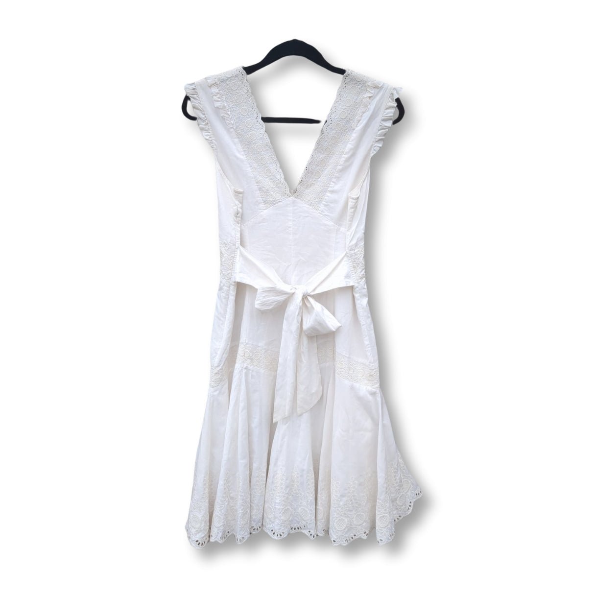 Ted Baker White Midi Dress with Corset Back - #1007 - DEBRA Online