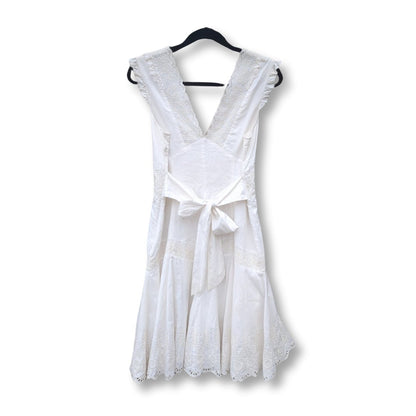 Ted Baker White Midi Dress with Corset Back - #1007 - DEBRA Online