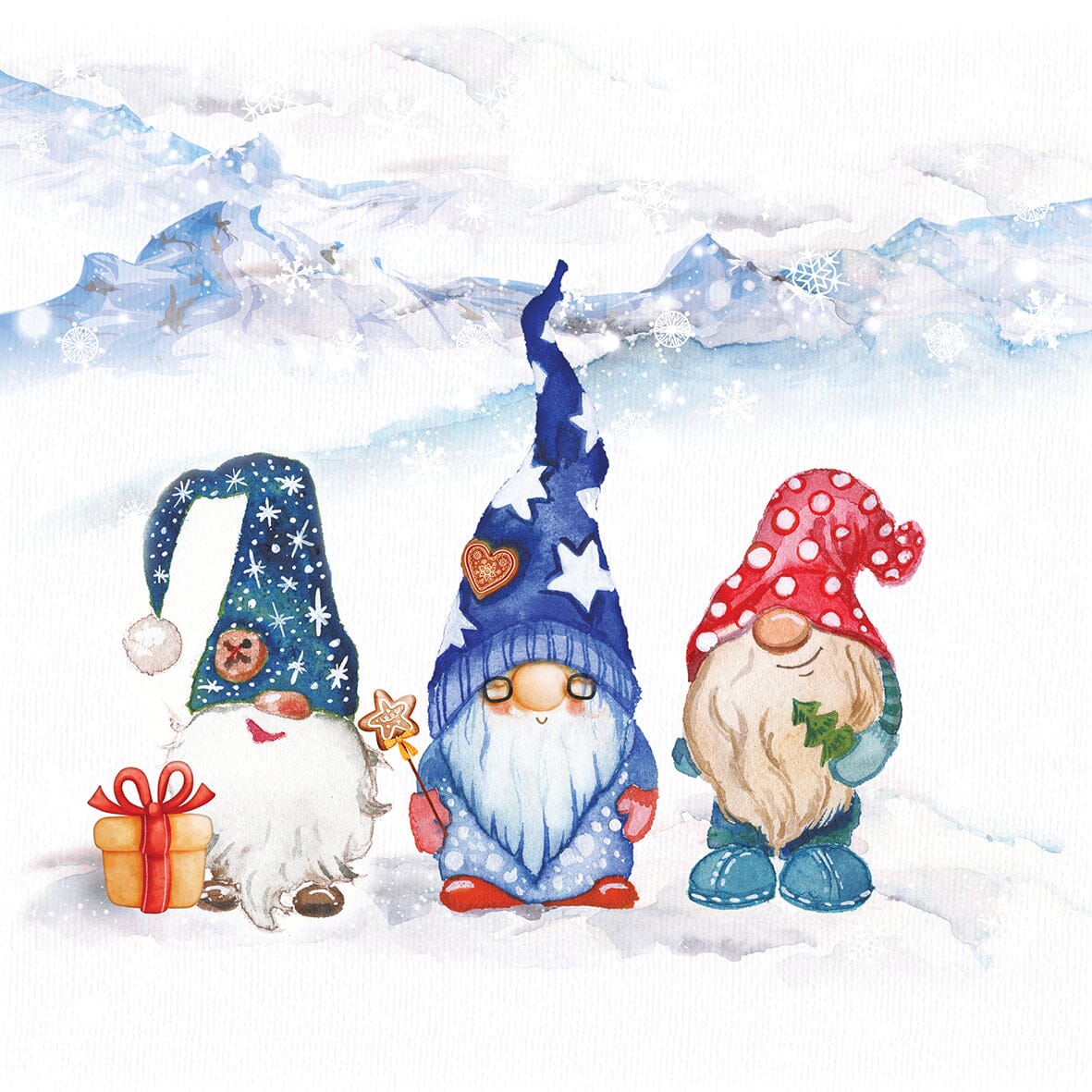 Trio of Gnomes DEBRA Charity Christmas Cards (Pack of 10) - DEBRA Online