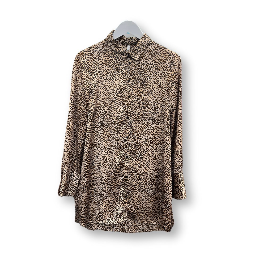 Zara Leopard Print Blouse - #1008 - DEBRA Online